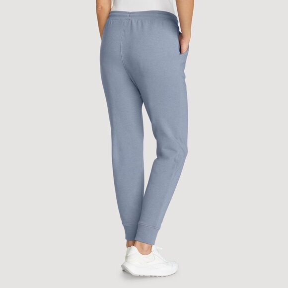 Eddie Bauer Cozy Camp High-Rise Cotton-Blend Fleece Jogger Pants (Purple Haze) - Picture 3 of 16